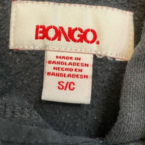 Bongo Monday Go Away Graphic Pullover Hoodie Women Large Short Sleeve - Picture 4 of 5